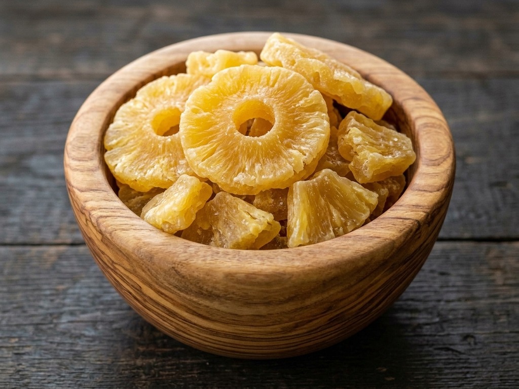 Tropische gedroogde ananas-specialiteit