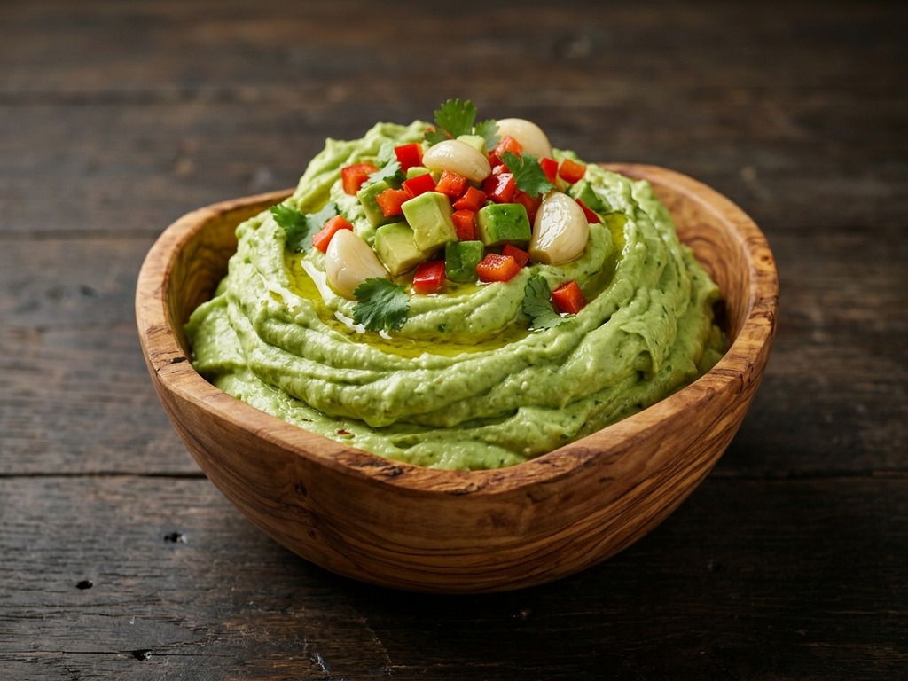 Huisgemaakte avocado-fetacrème