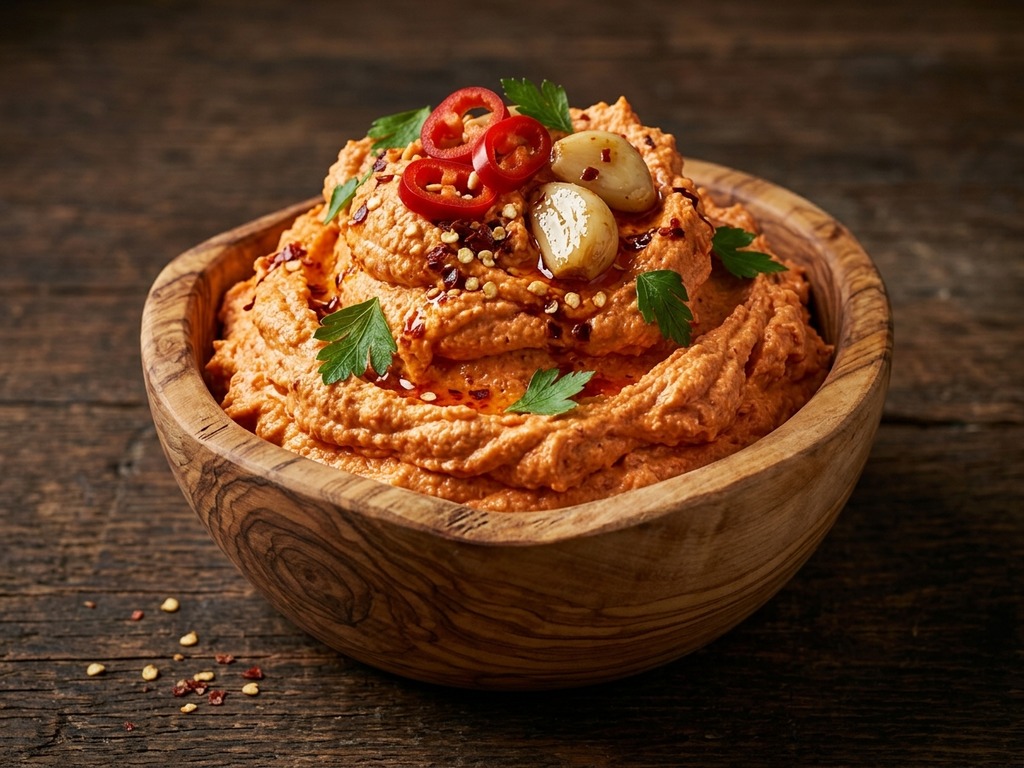 Vurige rode-peperspread met chili