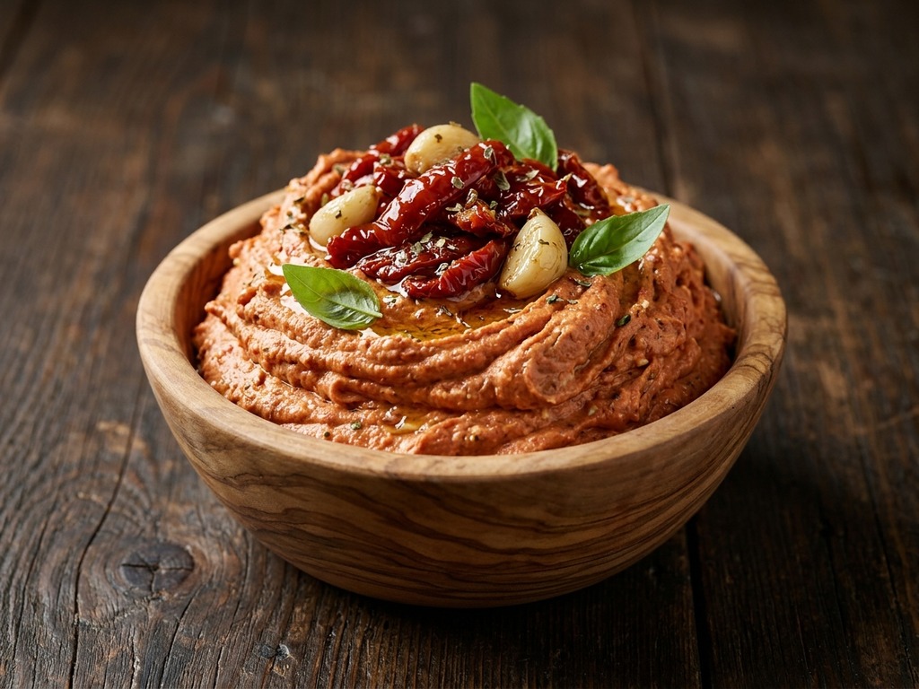 Mediterrane paprikaspread met pepertjes