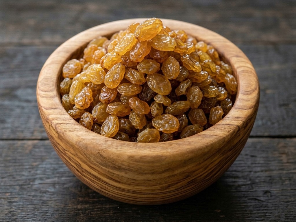 Grote goudgele Sultana rozijnen