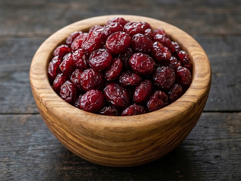 Friszoete gedroogde cranberry's