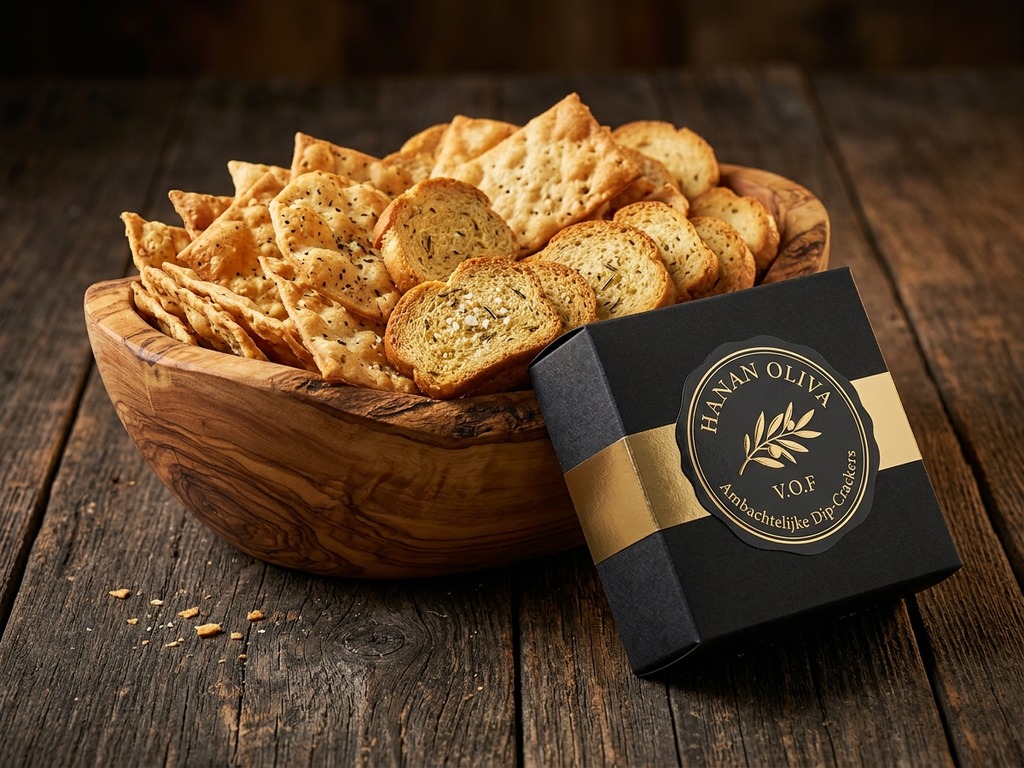 Krokante Dip-Crackertjes & Toastjes (Hanan Oliva Selectie)